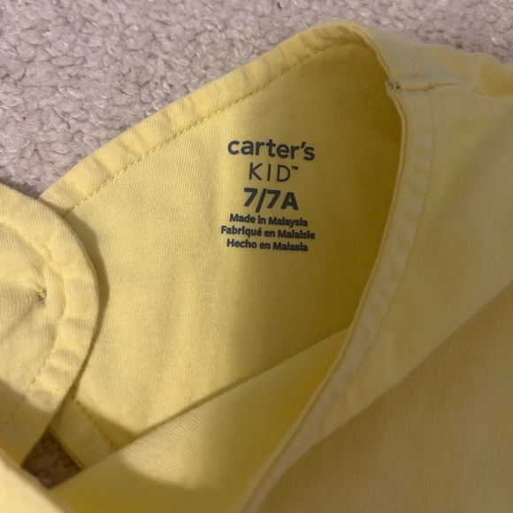 Set of 3 Girl’s Carter’s Cute Spring Summer Floral Play Shirts Set- Size 7 - Picture 6 of 9